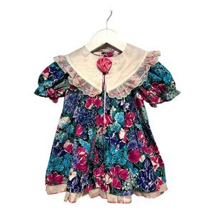 Vintage Carter’s  Floral Dress Made in USA size 24 Months